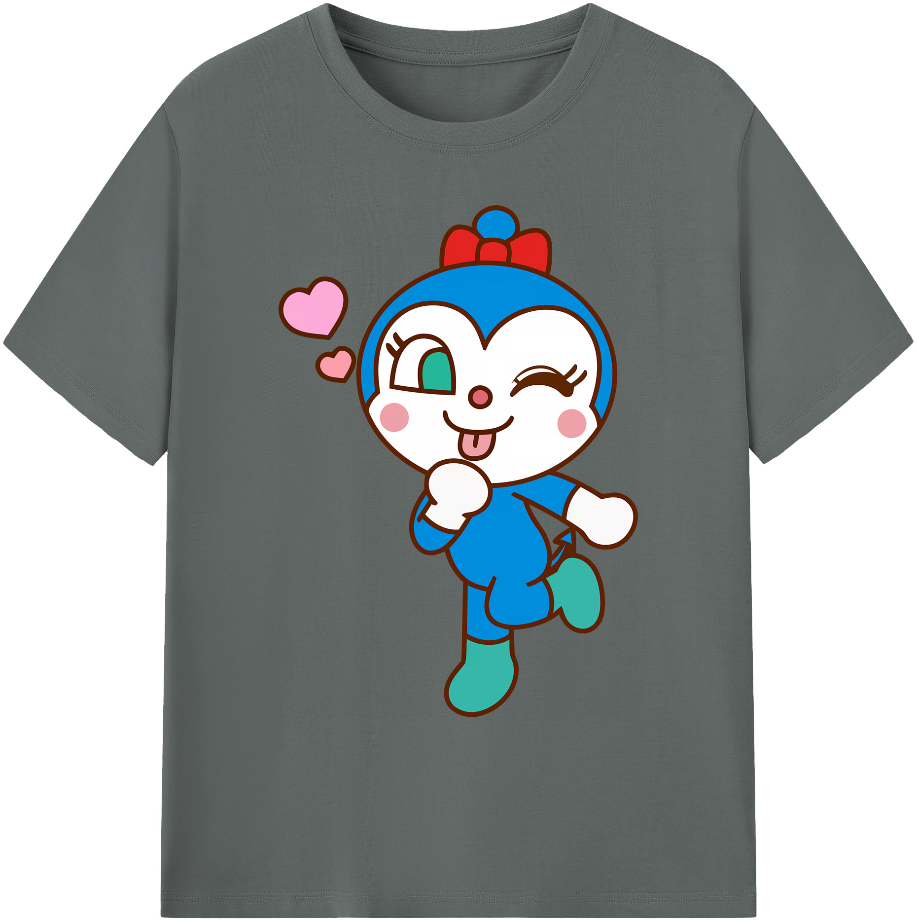 （画像用） アンパンマン Anpanman 綿100％ メンズ半袖Tシャツ｜肌触りやわらか＆通気性